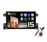 Android 15 Car Radio Sat Navi for S-uzuki Grand Vitara 3(2005-2015) 9 Inch Touchscreen Multimedia Player with Wireless Carplay GPS Navigation FM RDS Bluetooth 5G-WiFi SWC DSP,M300S