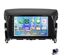 Android 15 Car Radio Stereo for Mit-subishi Eclipse Cross 2018-2020 Wireless Carplay Android Auto 9Inch Touchscreen Mirror Link Bluetooth FM/RDS WiFi GPS EQ SWC Multimedia Player(Color:8CORE 4+32G)
