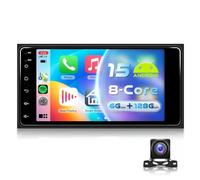 Android 15 Car Radio Stereo For Toyota 4Runner 2003-2009/Tundra 2003-2006/Sequoia 2003-2007 Wireless CarPlay Android Auto,9" HD Touchscreen, 5G WiFi GPS Navigation Bluetooth FM AM Cooling (Color:M400)