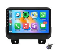 Android 15 Car Radio Stereo With J-eep Wrangler JL & Gladiator JT2018-2023 Wireless Carplay Android Auto 9 Inch Touch Screen Car Radio With GPS Bluetooth WiFi FM USB SWC Backup Camera(Size:M200)