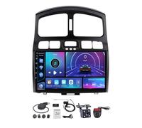Android 15 Car Radio Video Multimedia Player,9 Inch Touch Screen Radio For Hyundai Classic Santa Fe 2006-2015 Plug And Play Car Accessories with Bluetooth And Navigation And,HM609