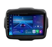 Android 15 Car Radio Video Multimedia Player,9 Inch Touch Screen Radio For Jeep Renegade 2016-2020 Plug And Play Car Accessories with Bluetooth And Navigation And,HM609
