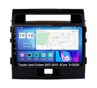 Android 15 Car Stereo 10-inch Touch Screen Car Radio for Toyota Land Cruiser 2007-2015 Android Auto Double Din with GPS Navigation Bluetooth FM Support Mirror Link Backup Camera