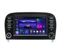 Android 15 Car Stereo 9-inch Touch Screen Car Radio for Mercedes Benz SL R230 SL350 SL55 SL65 2001-2007 Android Auto Double Din with GPS Navigation Bluetooth FM Support Mirror Link Backup Camera