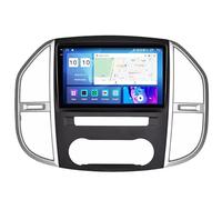 Android 15 Car Stereo 9-inch Touch Screen Car Radio for Mercedes Benz W447 Vito 3 2014-2020 Android Auto Double Din with GPS Navigation Bluetooth FM Support Mirror Link Backup Camera