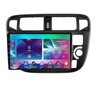 Android 15 Car Stereo 9 Inch Touch Screen for Automatic Honda Civic RHD 1996-2000 Plug and Play with Wireless Carplay Android Auto GPS Bluetooth Mirror Connection,8 Core 4G+Wifi 2G+32G