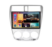 Android 15 Car Stereo for Honda City 2008-2014 9'' IPS Touch Screen Car Radio with Wireless Carplay/Android Auto,GPS, WiFi, Bluetooth，Support OBD2/DVR/DSP(B,H5 4G+64G)