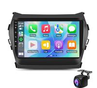 Android 15 Car Stereo For Hy-undai Santa Fe IX45 2013-2018 With Wireless CarPlay Android Auto 9" Touch Screen Car Radio With GPS Navigation WiFi Bluetooth FM RDS HD Reversing Camera(Color:4G 2+32G)