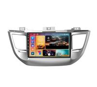 Android 15 Car Stereo for Hyundai IX35 Tucson 3 2015-2018 9'' IPS Touch Screen Car Radio with Wireless Carplay/Android Auto,GPS, WiFi, Bluetooth，Support OBD2/DVR/DSP(H7 8G+128G)
