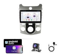Android 15 Car Stereo for Kia Forte 2010-2014 | 9" Touch Screen | CarPlay & Android Auto | GPS Navigation | 8-Core 4G/WiFi | Plug & Play | Bluetooth 5.0 | Steering Wheel Control