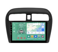 Android 15 Car Stereo for Mitsubishi Mirage Attrage 2012-2018 9'' IPS Touch Screen Car Radio with Wireless Carplay/Android Auto,GPS, WiFi, Bluetooth，Support OBD2/DVR/DSP(A2 2G+32G)