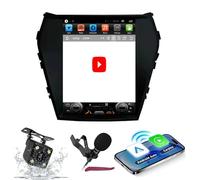 Android 15 Car Stereo Navi for H-yundai IX45 Santafe(2013)9.7"Touchcreen DVD Multimedia Player with Wireless Carplay GPS Navigation FM BT Receiver 5G-WiFi HIFI SWC DSP MIC,6G+128G