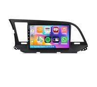 Android 15 car stereos for Hyundai Elantra 2016-2018 with Wireless Carplay & Android Auto Car Radio with Bluetooth FM GPS Sat Nav SWC AHD Backup Camera(B,S-5(6G+128G))