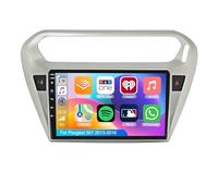 Android 15 car stereos for Peugeot 301 2013-2016 with Wireless Carplay & Android Auto Car Radio with Bluetooth FM GPS Sat Nav SWC AHD Backup Camera(S-3(4G+32G))