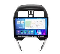 Android 15 Double Din Car Radio for Nissan Sunny 2014-2018 RHD, Wireless Carplay Android Auto Bluetooth GPS Navi WiFi FM RDS Backup Camera,8 Core 4G+Wifi 8G+128G