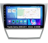 Android 15 Double Din Car Stereo 10 Inch Touch Screen Radio for Toyota Camry 2006 2007 2008 2009 2010 2011 with GPS Navigation Bluetooth FM Mirror Link and Backup Camera, 4 Core Wifi 2g+32g, normal