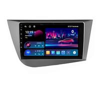 Android 15 Double Din Car Stereo 9 Inch Touchscreen Car Radio for Seat Leon MK2 2005-2012 RHD Car Accessories Multimedia Steering Wheel Control with Navigation Plug and Play