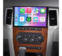 Android 15 Double Din Car Stereo Radio for Jeep Grand Cherokee 2005-2011, GPS Head Unit 2 Din for Carplay Android Auto 10.1" HD Touch Screen DAB+ Bluetooth WiFi RDS SWC DVR Backup Camera 4+64G