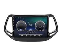 Android 15 Dual Din Car Stereo 9"touch Screen Car for Jeep Compass 2017 2018 With Bluetooth Gps Navigation Fm Radio Plug and Play Support Carplay Android Auto Reverse Camera,M101