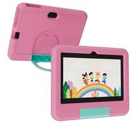 android 15 tablet for kids, 7 inch tablet for kids, 8GB RAM 32GB ROM for toddlers with case, quad-core processor, IPS 1024x600 display, parental control
