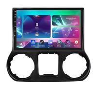 Android 15 Touch Screen Car Stereo 9 Inch Dual Din Car Stereo Radio for Jeep Wrangler III JK 2010-2018, Plug and Play with GPS Navigation Bluetooth FM,8 Core 4G+Wifi 6G+128G