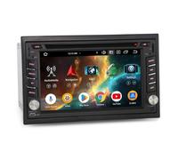 Android 16 4GB+64GB DAB+ Head Unit Universal 2Din Sat Nav for NISSAN GPS Car Stereo Support Wireless Carplay Android Auto WiFi 4G USB CD Player Bluetooth 5.0 AM/FM Radio RDS HD Touchscreen 8 Core TPMS