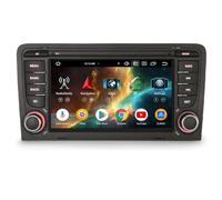 Android 16 DAB+ Head Unit Satnav for AUDI A3 (2003-2011) S3 RS3 RNSE-PU GPS | Radio Wireless Apple Carplay Android Auto WiFi 4G USB Bluetooth 5.0 AM/FM RDS 7 inch HD Touchscreen 8 Core 4GB RAM 64GB ROM