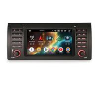 Android 16 DAB+ Head Unit Satnav for BMW X5 E53 2000-2007 GPS Car Stereo Support Wireless Apple Carplay Android Auto WiFi 4G USB Bluetooth 5.0 AM/FM RDS 7 inch HD Touchscreen 8 Core 4GB RAM 64GB ROM