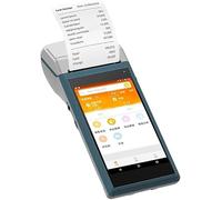 Android 7.1 POS Terminal Receipt Printer With 5.5 Inch Screen, All In One Handheld PDA Printer Portable Barcode Scanner, Supports 4G, WiFi, BT4.0, NFC