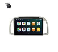 Android 9 Inch Touchscreen Car Radio Stereo for Nissan March 3 K12 2002-2010 with Carplay Android Auto GPS Navigation with BT WiFi USB Mirror Link FM Auto Parts(8+256G)