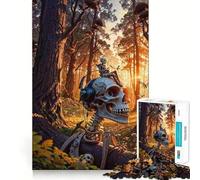 Android And Music Skull 1000 Piece Jigsaw Brain Skill Game High Precision Die Cut Fascinating Hobby for Idle Moments (38x26cm)
