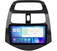 Android Auto Double Din Car Stereo 9 Inch Touch Screen Radio for Chevrolet Spark Beat 2010-2014 with GPS Navigation Bluetooth FM Mirror Link Backup Camera Support Android, 4 Core Wifi 1G+32G, normal
