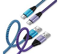 Android Auto USB C Cable Type C Charger USB Data Transfer Cable Fast Charging for Samsung Galaxy S25 Ultra/S25+/S24FE/A23/A16/A15/A35/A55/A06/S24 Ultra/S23FE/S23 Ultra/S22/A54/A53/A14/A13, 3FT 2Pack