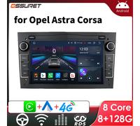 Hizpo Carplay for Opel Astra H Vectra C Antara Zafira Corsa Android Auto Car Radio Multimedia Player GPS Bluetooth DSP RDS SWC P2-CP Silver