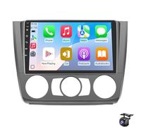 Android Car Radio for 1 Series E81 E82 E87 E88 2004-2012 with Wireless CarPlay & Android Auto 9" IPS Touch Screen Stereo with Bluetooth 5.0/GPS/Rearview Camera/FM/RDS/WiFi/SWC Mic(Color:4 CORE 2+32G)