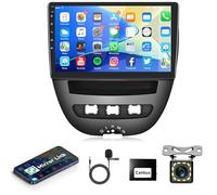 Android Car Radio for Citroen C1/Peugeot 107/Toyota Aygo 2004-2014, 10.1 inch Touch Screen Car Stereo with GPS Bluetooth WiFi FM Mirror Link + Backup Camera