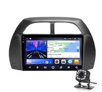 Android Car Radio for Rav4 2001-2006, 9'' Touch Screen, 2 Din GPS Navigation, Supports CarPlay, Android Auto, 4G, Bluetooth, WiFi, DSP, Mirror Link, SWC