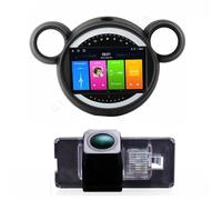 Android Car Radio with GPS Navigation + HD Rear View Camera Replacement for Mini R56/Clubman R55/Countryman R60/Paceman R61 Cooper/Cooper ALL4/Cooper D/Cooper SD/Cooper S/Cooper S John Cooper