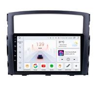 Android Car Stereo 9 Inch Touchscreen For Mitsubishi PAJERO 4 2006-2014 Plug And Play Double Din GPS Navigation Multimedia Steering Wheel Control,T6