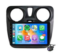 Android Car Stereo for Re-nault Dokker/Lodgy Dacia 2012-2021 with Wireless Carplay Android Auto 9 inch Touch Screen Radio GPS Wifi Bluetooth DSP FM/RDS Reversing Cam Steering Wheel Control(Size:M150)