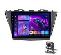 Android Car Stereo For To-Y-ota Prius Plus V Alpha LHD RHD 2012-2017 With Wireless Carplay, Rimoody 9 Inch Touch Screen Car Radio With GPS Bluetooth FM RDS WiFi Android Auto Backup Camera(Color:M100S)