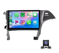 Android Car Stereo For Toyo-ta Prius 3 XW30 2009-2015 RHD With Carplay Android Auto,10 Inch Touch Screen Car Radio With GPS Navigation Bluetooth FM RDS SWC Wi-Fi Backup Camera(Size:L300)