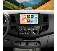 Android Car Stereo for Toyota Hilux 2005-2014 Update Radio Stereo with Wireless Carplay/Android Auto 9 Inch Touch Screen Bluetooth GPS Navigation WiFi Backup Camera FM/RDS SWC