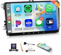 Android Car Stereo For VW Amarok Crafter Man TGE 2007-21 with Wireless Carplay/Android Auto,Radio with 9 Inch Touch Screen 26EQ,WiFi & GPS Navigation,AHD Backup Camera,2+32G