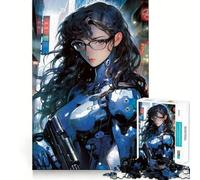 Android Cyborg Soldier 1000 Piece Jigsaws for Adults Mind Train Fun Premium Laser Cut Quality Relaxing Indoor Group Activity (38x52cm)