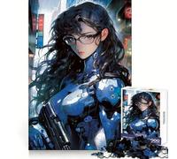 Android Cyborg Soldier Jigsaw Puzzle 1000 Piece for Teenagers Clear Thinking Relaxing Pastime Firm Interlock Perfect Present (38x52cm)