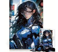 Android Cyborg Soldier Jigsaw Puzzle for Teenagers 1000 Pieces Brain Teasing Pleasant Leisure Smooth Edges Ideal Xmas Gift (50x75cm)