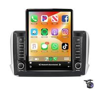 Android Radio for Peu-geot 2008 2013-2020,9.7 inch Touchscreen Head Unit Car Stereo Wireless Carplay & Android Auto Bluetooth DSP WiFi 32EQ GPS Navigation Mirror Link + AHD Backup Camera(Color:TS400)