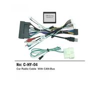 Android Radio Wiring Harness CAN-Bus Car Stereo Power Connector Cable Adapter Compatible For Hyundai Ix35 Sonata8 Compatible For KIA K3(HY04(NO SPDIF BOX))