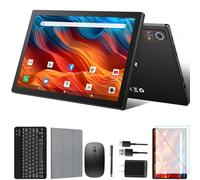 Android Tablet 10.1 inch, 128GB Storage, 8GB(4+4) RAM, Octa-Core, 5G WiFi Tableta, 7000mAh Battery, BT 5.0, GPS, 13MP+8MP Camera, GMS Certified, 1TB Expandable, Tablets with Keyboard/Mouse/Case Kit
